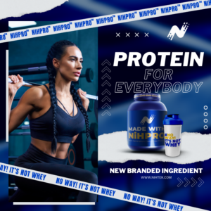 NiHPRO™ is the superior protein for GLP-1 users—lactose-free, sugar-free, and easier to digest than WPI90 with better taste, solubility, and performance.