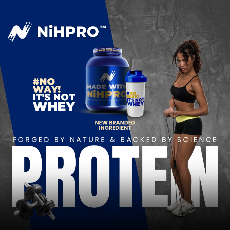 NiHPRO™ Protein Isolate – Science-backed protein innovation for clean nutrition.