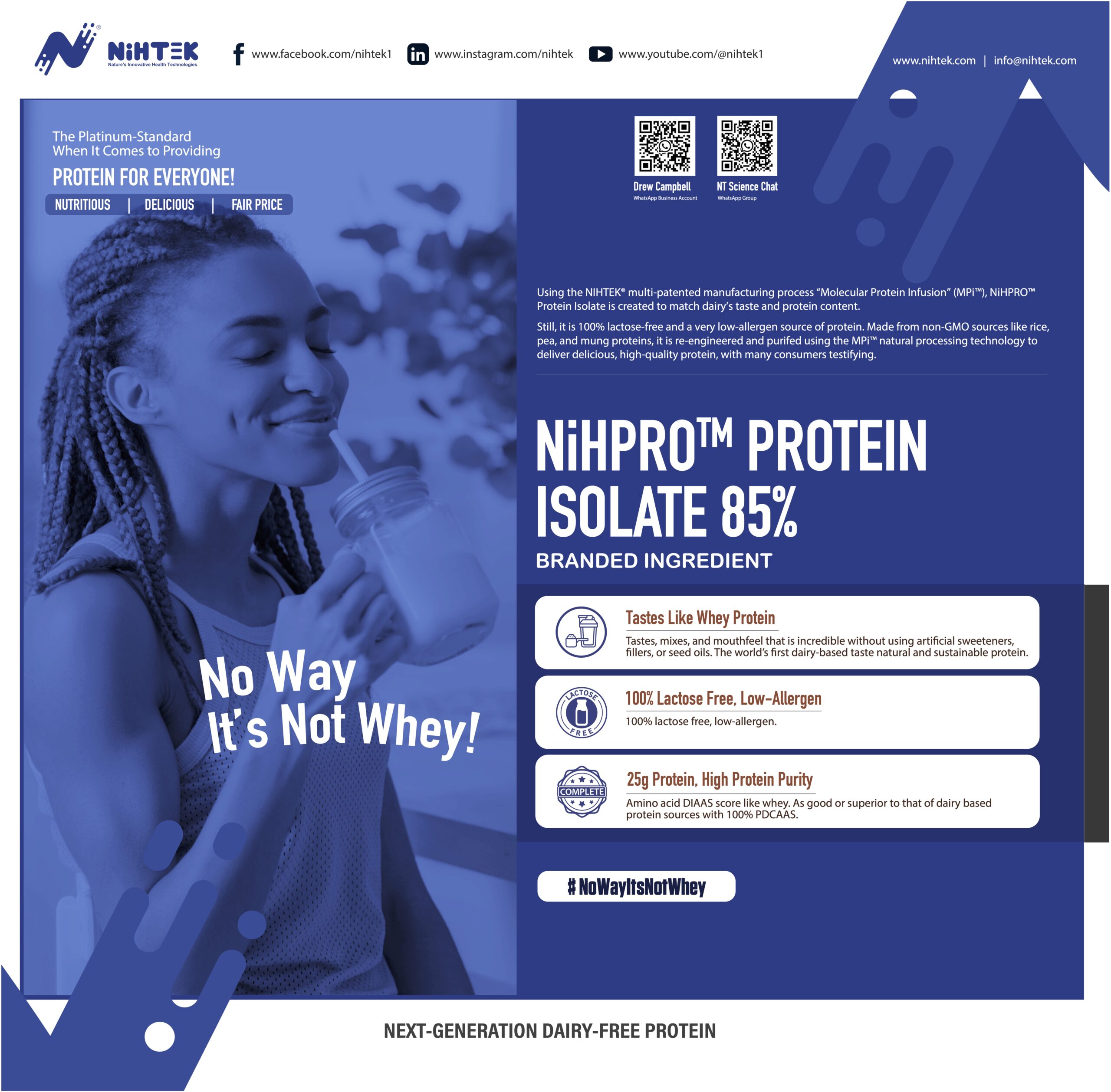 The World's First Dairy-Free “Whey” Protein