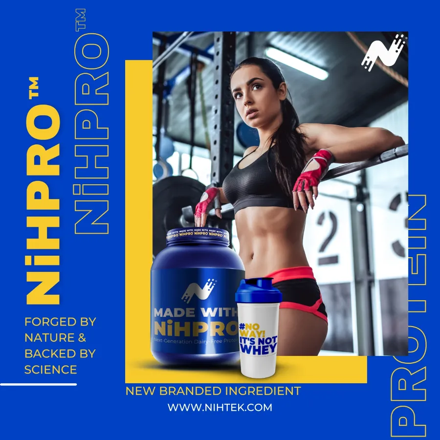 NiHTEK’s Hydrolyzed NiHPRO™ Protein Isolate is transforming the protein industry with its advanced Molecular Protein Infusion (MPi™) technology. Offering 86% protein purity, a complete amino acid profile, and a taste remarkably similar to whey protein, NiHPRO™ is setting new benchmarks for quality and environmental responsibility. With a high DIAAS and PDCAAS score, it’s the perfect protein for athletes and health-conscious consumers, all while being allergen-free and sustainable.